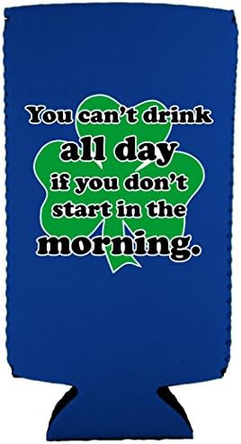 Вие не можете да пият по Цял ден, ако не започнете сутрин с кулата Slim Can (Royal blue)