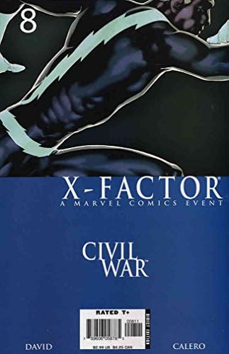 X-Factor (3-та серия) 8 FN ; Комиксите на Marvel | Гражданска война Питър Дейвид