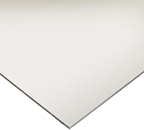 Огледален лист от поликарбонат, Достъп -0,087 инча, дебелина 1/8 инча, Ширина 12 см x Дължина 12 см, Прозрачен