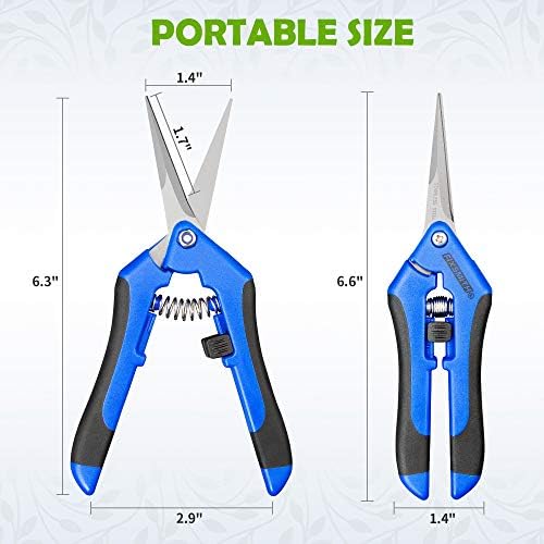 Ножици за подстригване FIXSMITH 6,5 | 1 опаковка | Жив плет | Градински Инструменти с прави остриета от Неръждаема