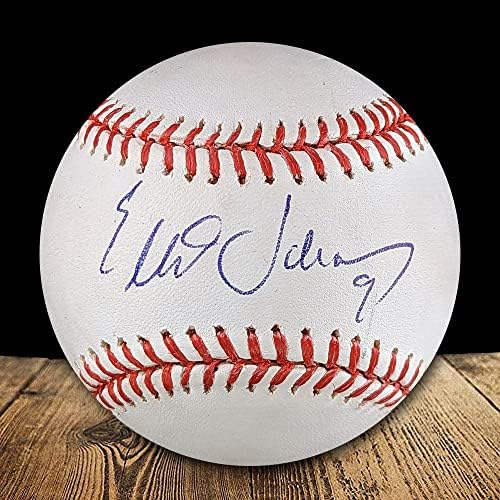 Елиът Джонсън С Автограф от Официалния представител на МЕЙДЖЪР лийг Бейзбол - Бейзболни топки с Автографи