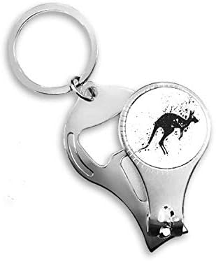 Австралия Коала, Кенгуру Контур Илюстрация Ножица за Нокти Халка Ключодържател Отварачка за Бутилки Машина За