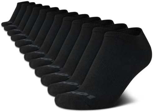 AND1 Мъжки Спортни чорапи с компрессионной възглавница на дъгата Comfort No Show (12 опаковки)