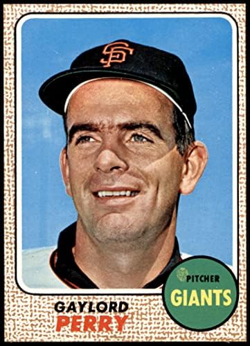 1968 Topps 85 Гейлорд Пери Сан Франциско Джайентс (Бейзболна картичка) (Обратна страна на златист цвят) NM