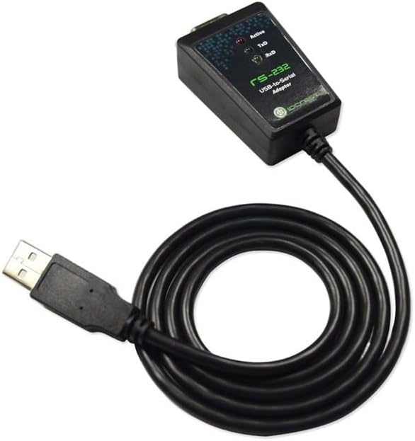 Shine-Tron [Аксесоари за одноплатных компютри] Адаптер USB 2.0 към серийния RS-232 DB9 9Pin Кабел-конвертор Дължина чипсет FTDI 1 M USB-RS232 WIN10 [Смяна]