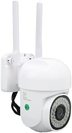 Камера за наблюдение Qiilu, Безжична Камера за Външно наблюдение 1080P WiFi за прилагане на Hristo с led подсветка, Монитор на защитата, Помещение за дома 110‑250