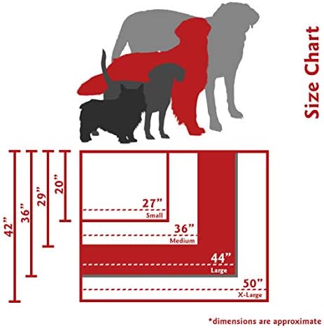 Тюркоазена Решетка Голяма Правоъгълна Закрит Подови Легло За Домашни Кучета Подвижен Миещ Се Калъф От Majestic