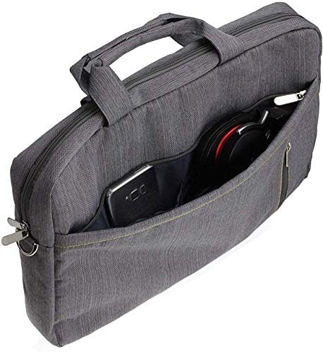 Водоустойчива чанта за лаптоп Navitech Grey Sleek Премиум-клас, съвместима с Dell Inspiron 17 и 2-в-1 7791 17,3