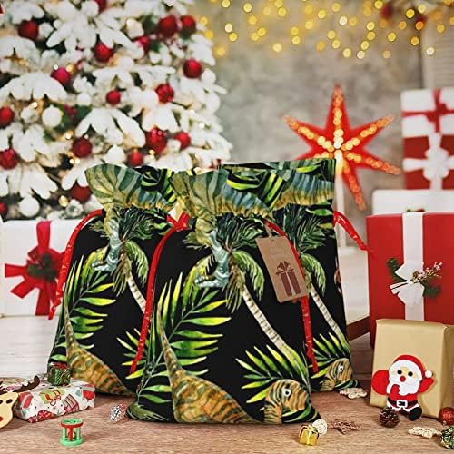Завязки Коледни Подаръчни Пакети За Подаръци на Любителите на Джурасик парк -Динозаври, Опаковки, Опаковки За Коледни подаръци, Опаковки, Пакети Среден размер