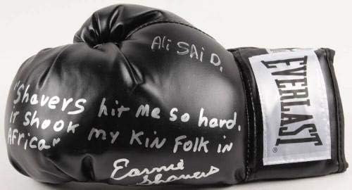 Боксови ръкавици Евърласт с автограф Ърни Шейверса + 4 снимки с автограф! - Днк-То На Psa! - Боксови ръкавици