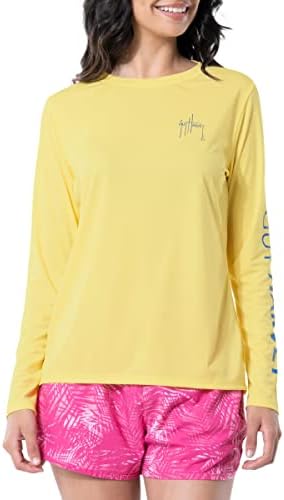 Дамски солнцезащитная риза Гай Harvey с дълъг ръкав Performance UPF 50+