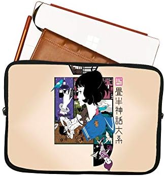 Чанта за лаптоп със стил аниме Галакси Татами с повърхност за подложка за мишка - 15-Инчов калъф за лаптоп за