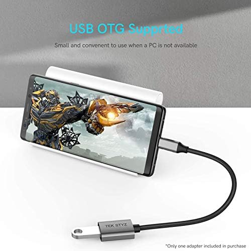 Адаптер Tek Styz USB-C USB 3.0 е обратно Съвместим с вашия преобразувател LG 17Z90Q-K. ADB9U1 OTG Type-C/PD
